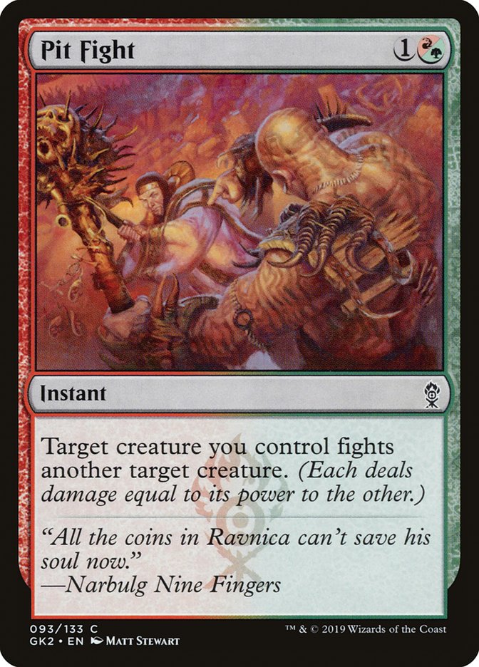 Pit Fight [Ravnica Allegiance Guild Kit] | Jomio and Rueliete's Cards and Comics