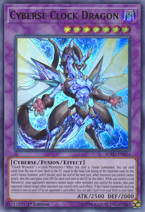 Cyberse Clock Dragon [SOFU-EN034] Ultra Rare | Jomio and Rueliete's Cards and Comics
