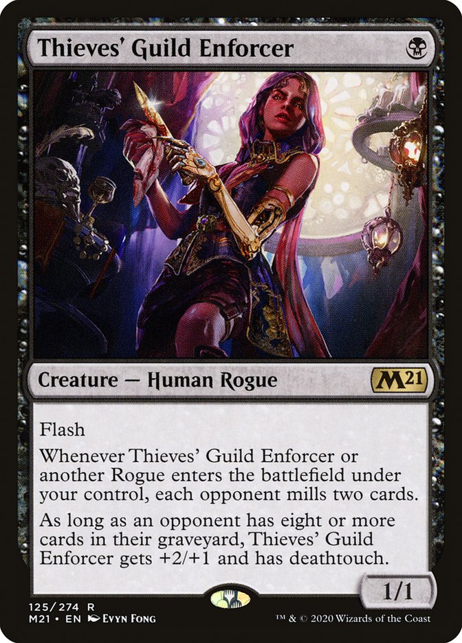 Thieves' Guild Enforcer [Core Set 2021] | Jomio and Rueliete's Cards and Comics