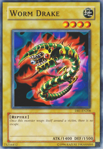 Worm Drake [DB1-EN208] Common | Jomio and Rueliete's Cards and Comics