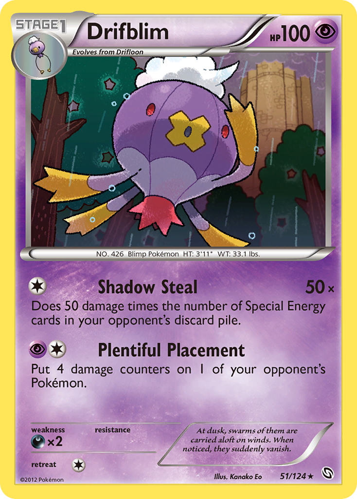 Drifblim (51/124) [Black & White: Dragons Exalted] | Jomio and Rueliete's Cards and Comics
