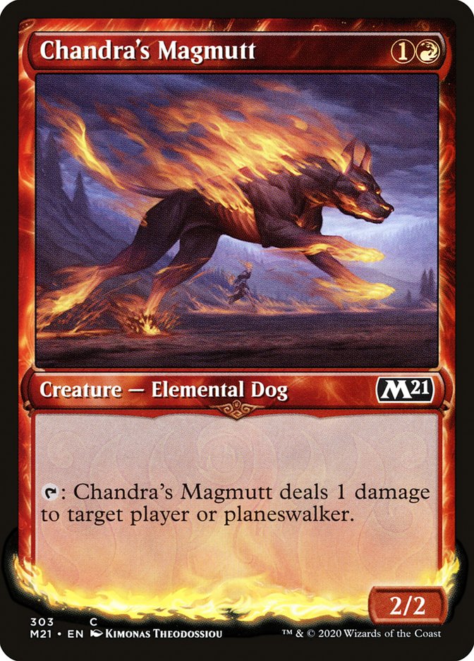 Chandra's Magmutt (Showcase) [Core Set 2021] | Jomio and Rueliete's Cards and Comics