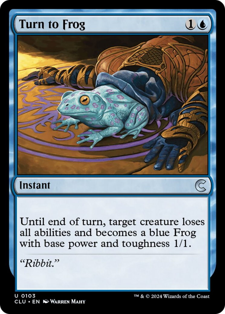 Turn to Frog [Ravnica: Clue Edition] | Jomio and Rueliete's Cards and Comics