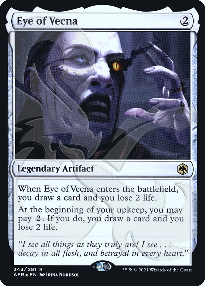 Eye of Vecna (Ampersand Promo) [Dungeons & Dragons: Adventures in the Forgotten Realms Promos] | Jomio and Rueliete's Cards and Comics