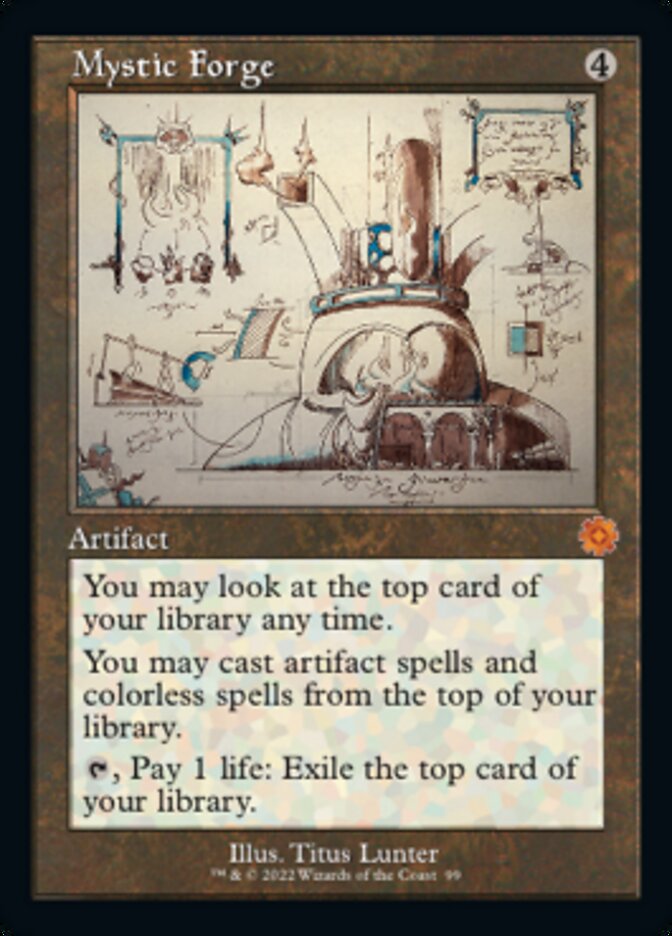 Mystic Forge (Retro Schematic) [The Brothers' War Retro Artifacts] | Jomio and Rueliete's Cards and Comics
