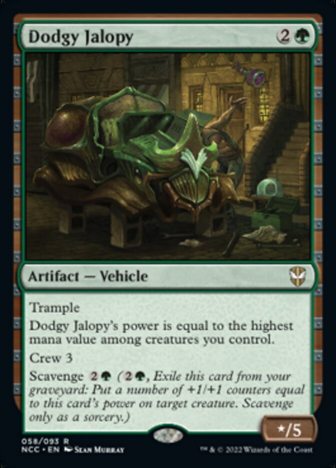 Dodgy Jalopy [Streets of New Capenna Commander] | Jomio and Rueliete's Cards and Comics