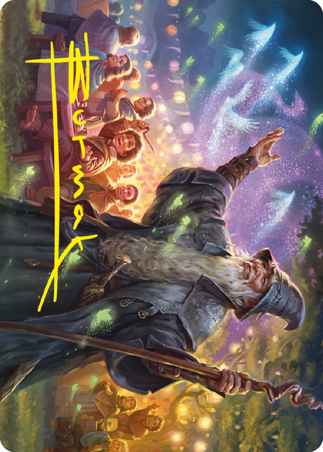 Gandalf, Friend of the Shire Art Card (Gold-Stamped Signature) [The Lord of the Rings: Tales of Middle-earth Art Series] | Jomio and Rueliete's Cards and Comics