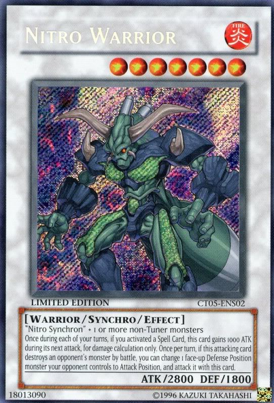 Nitro Warrior [CT05-ENS02] Secret Rare | Jomio and Rueliete's Cards and Comics