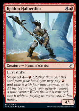 Keldon Halberdier [Time Spiral Remastered] | Jomio and Rueliete's Cards and Comics