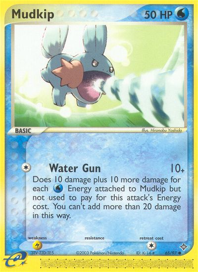 Mudkip (65/97) [EX: Dragon] | Jomio and Rueliete's Cards and Comics