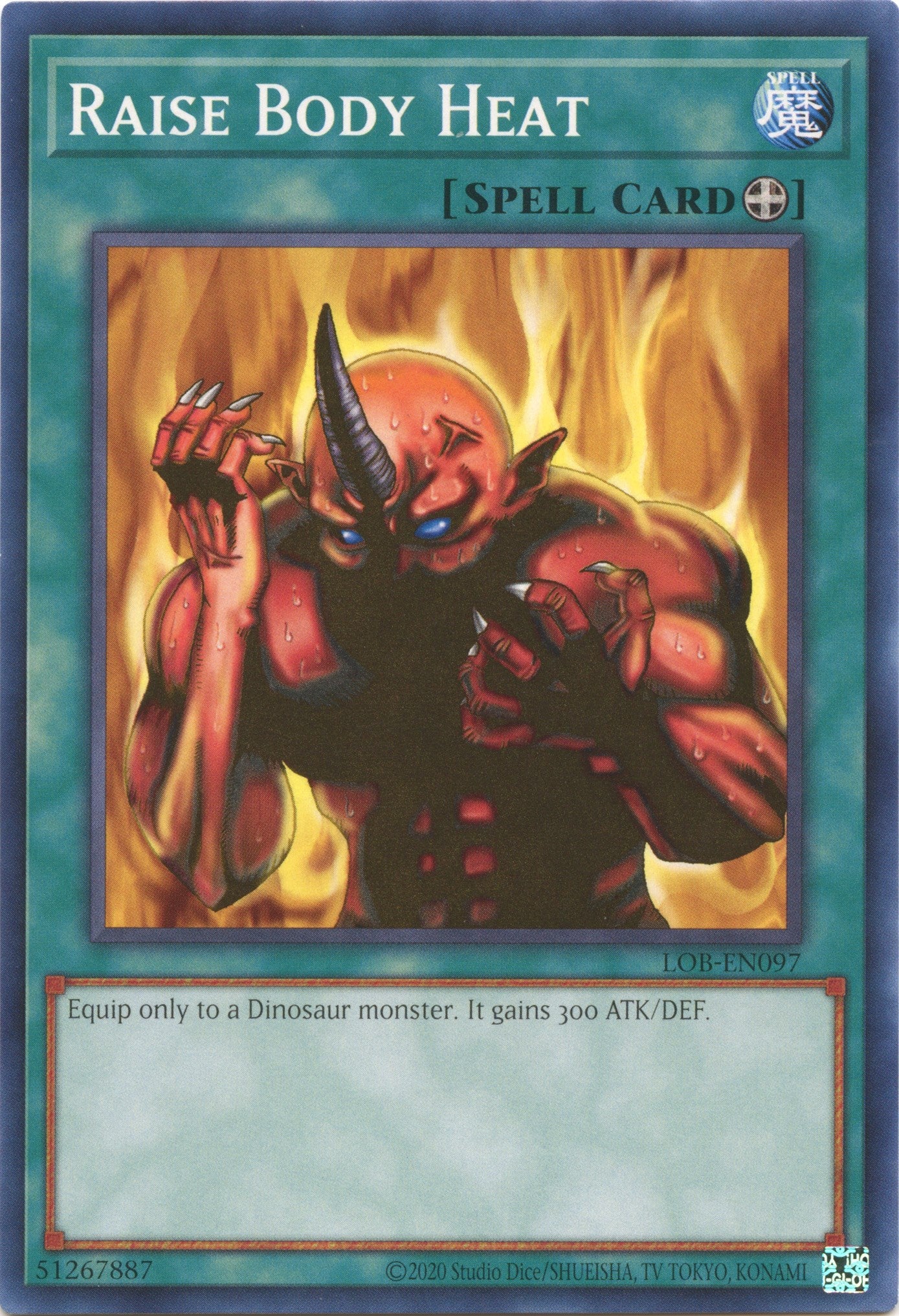 Raise Body Heat (25th Anniversary) [LOB-EN097] Common | Jomio and Rueliete's Cards and Comics