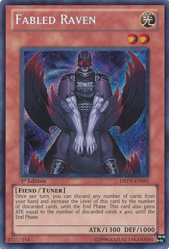 Fabled Raven [DREV-EN091] Secret Rare | Jomio and Rueliete's Cards and Comics