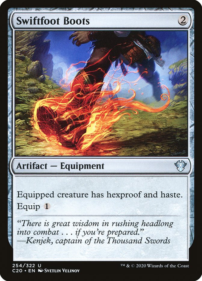 Swiftfoot Boots [Commander 2020] | Jomio and Rueliete's Cards and Comics