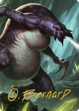 Ettercap Art Card (Gold-Stamped Signature) [Commander Legends: Battle for Baldur's Gate Art Series] | Jomio and Rueliete's Cards and Comics