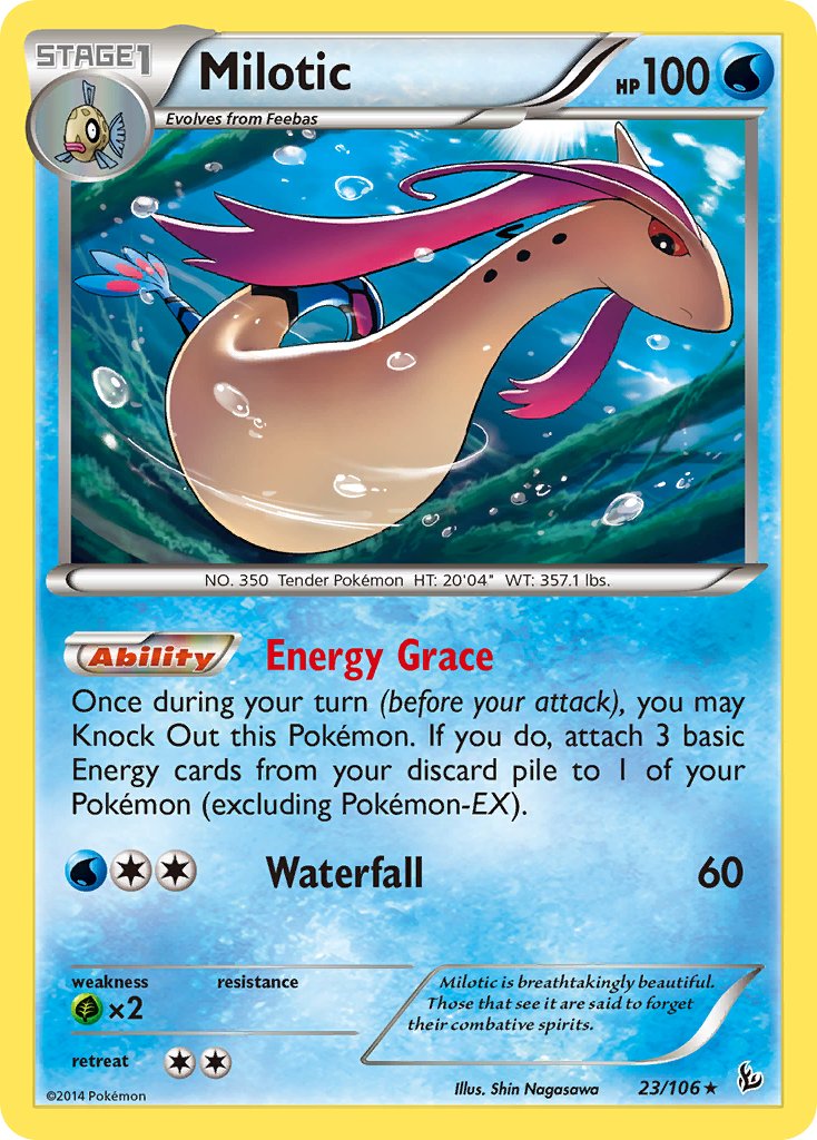 Milotic (23/106) (Theme Deck Exclusive) [XY: Flashfire] | Jomio and Rueliete's Cards and Comics