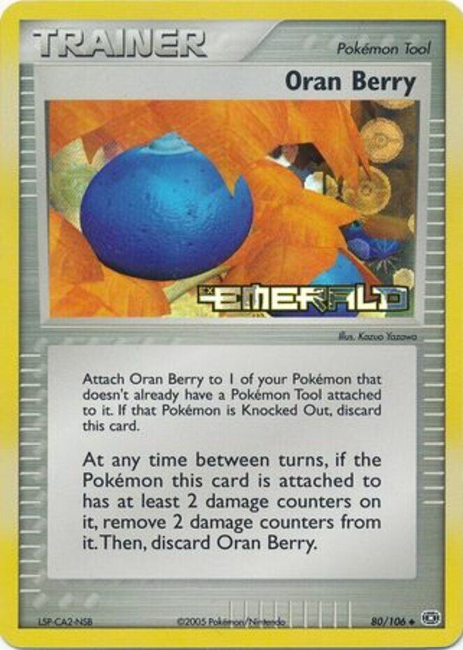 Oran Berry (80/106) (Stamped) [EX: Emerald] | Jomio and Rueliete's Cards and Comics