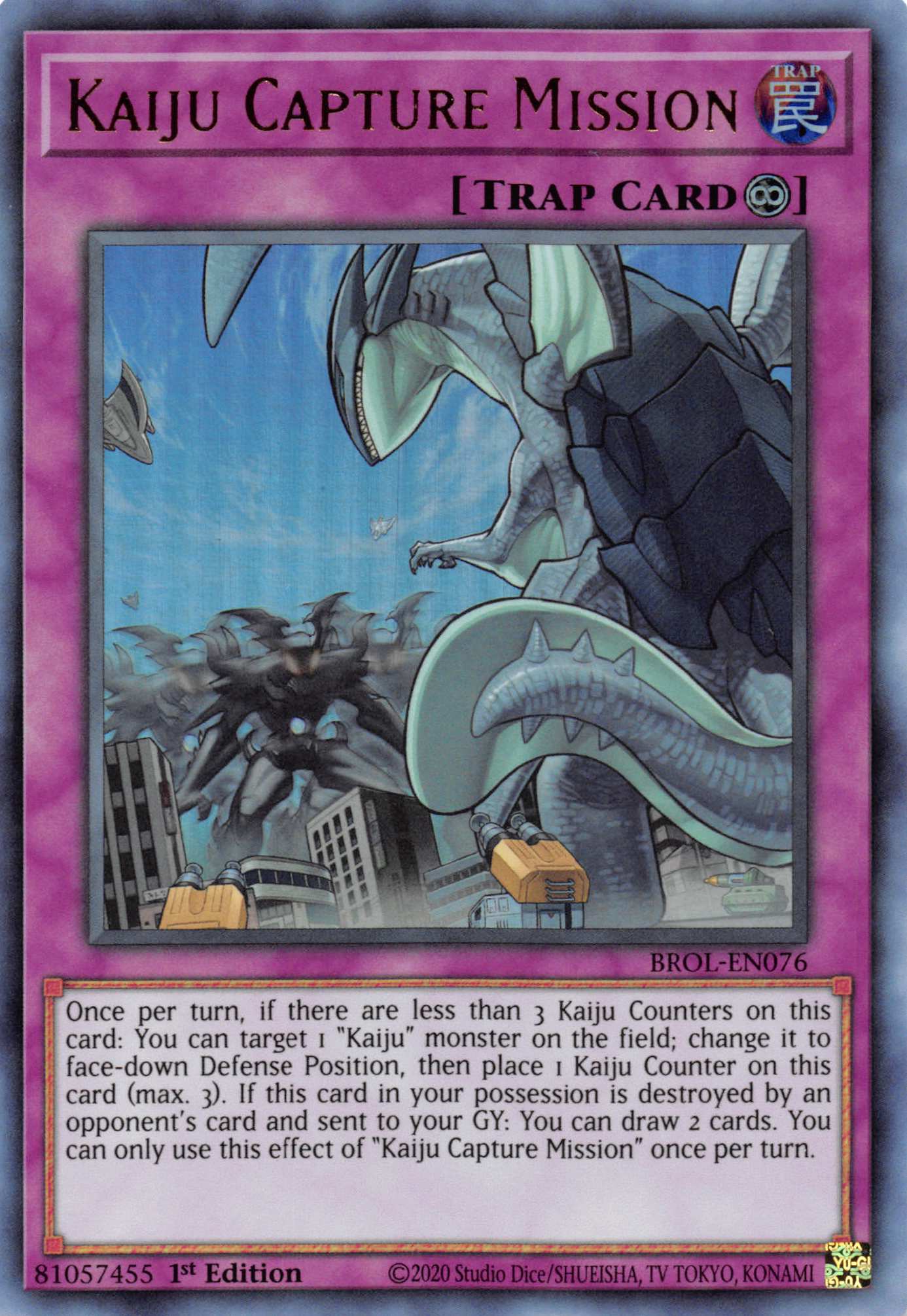 Kaiju Capture Mission [BROL-EN076] Ultra Rare | Jomio and Rueliete's Cards and Comics