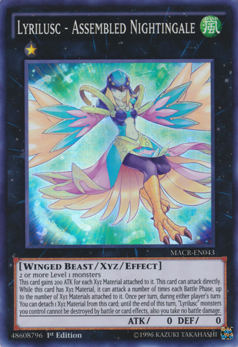 Lyrilusc - Assembled Nightingale [MACR-EN043] Super Rare | Jomio and Rueliete's Cards and Comics