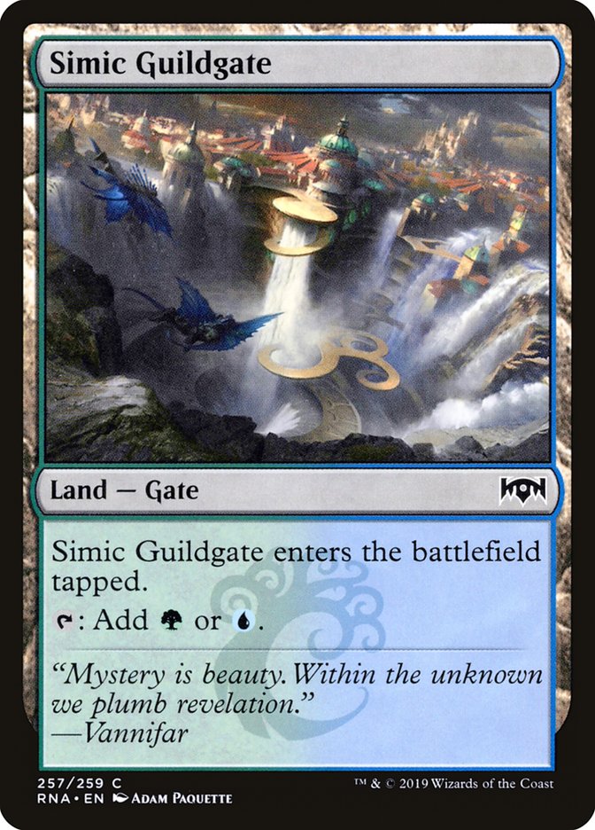 Simic Guildgate (257/259) [Ravnica Allegiance] | Jomio and Rueliete's Cards and Comics