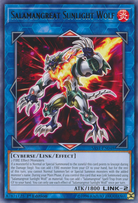 Salamangreat Sunlight Wolf [SAST-EN048] Rare | Jomio and Rueliete's Cards and Comics