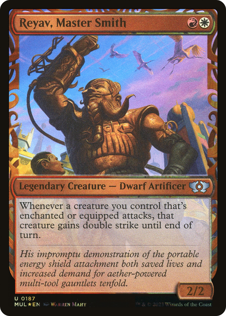 Reyav, Master Smith (Halo Foil) [Multiverse Legends] | Jomio and Rueliete's Cards and Comics