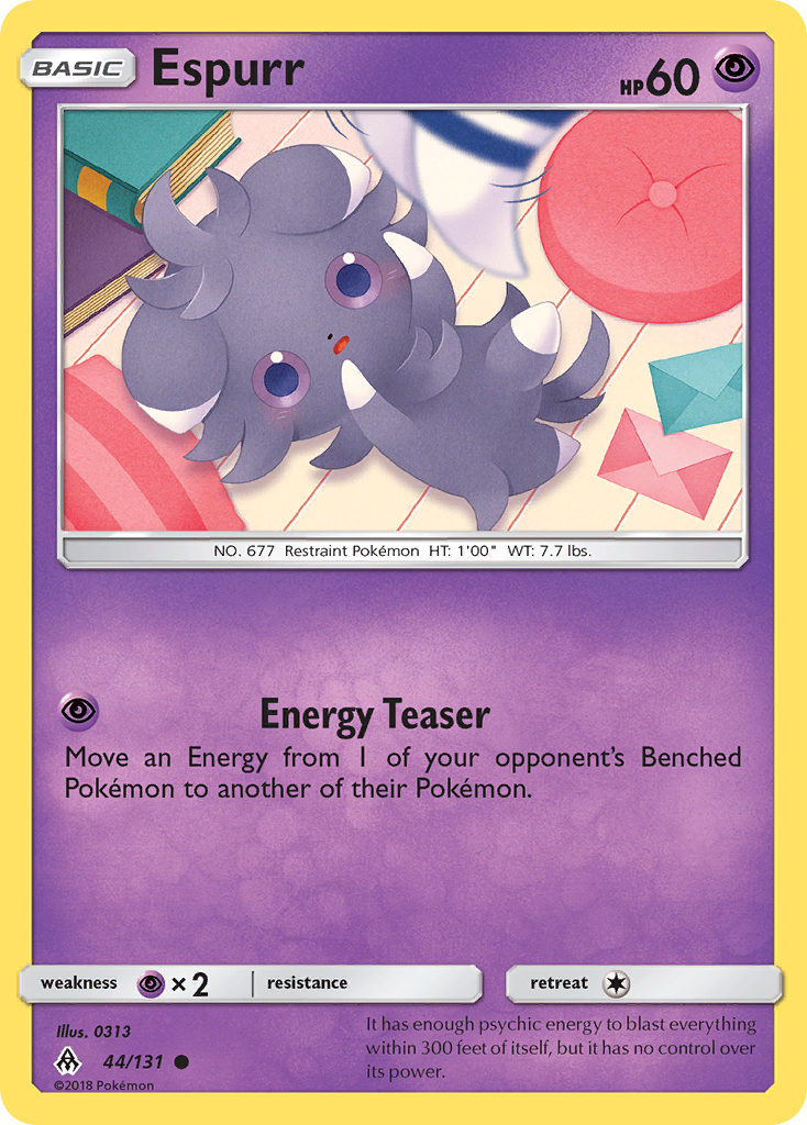 Espurr (44/131) [Sun & Moon: Forbidden Light] | Jomio and Rueliete's Cards and Comics