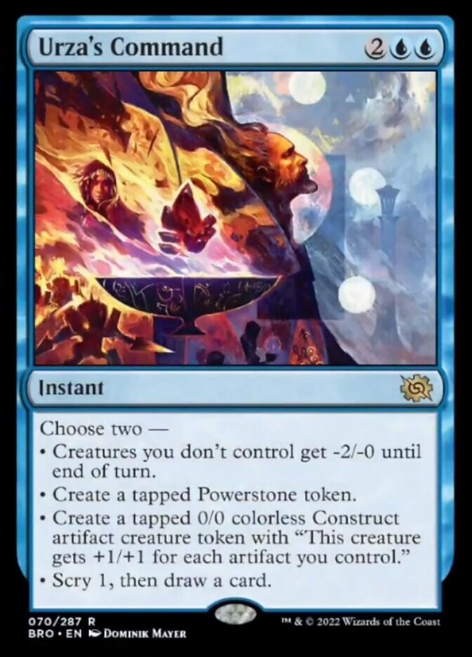 Urza's Command [The Brothers' War] | Jomio and Rueliete's Cards and Comics