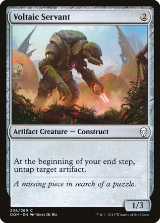 Voltaic Servant [Dominaria] | Jomio and Rueliete's Cards and Comics