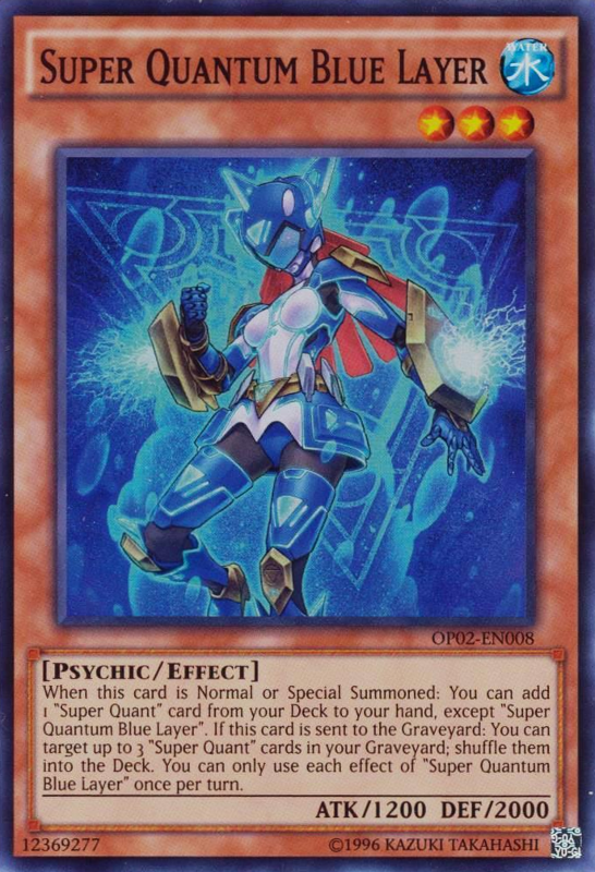 Super Quantum Blue Layer [OP02-EN008] Super Rare | Jomio and Rueliete's Cards and Comics
