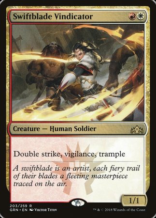Swiftblade Vindicator [Guilds of Ravnica] | Jomio and Rueliete's Cards and Comics