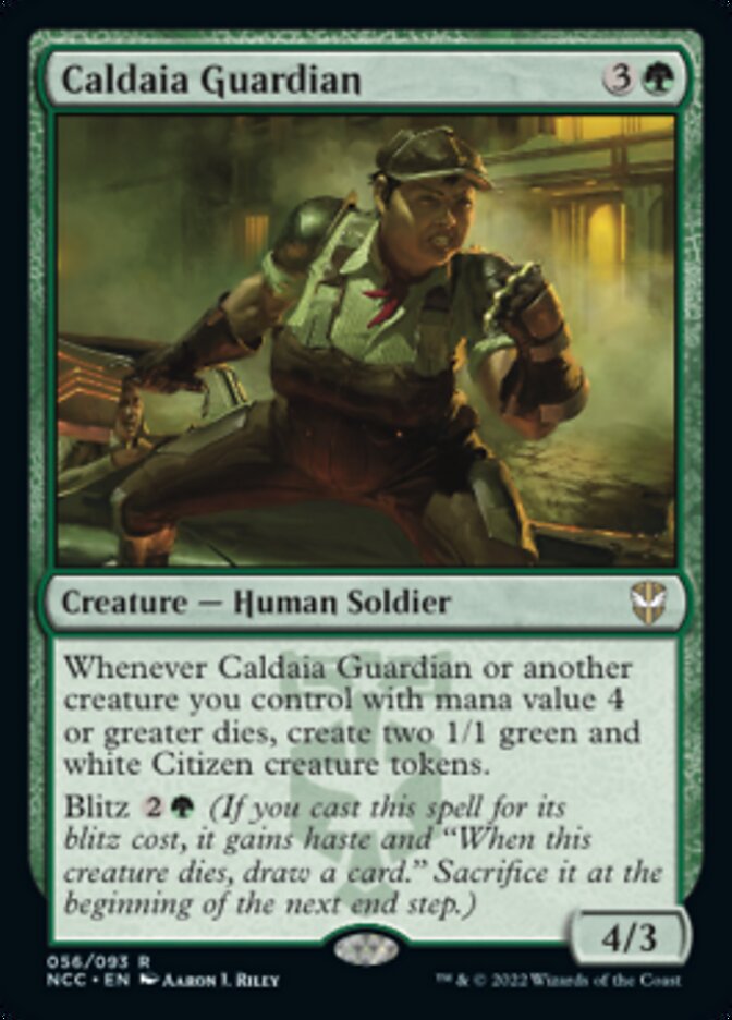 Caldaia Guardian [Streets of New Capenna Commander] | Jomio and Rueliete's Cards and Comics