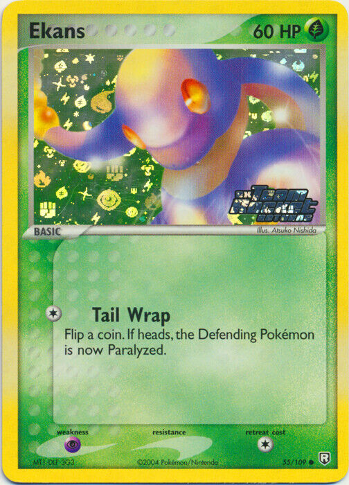 Ekans (55/109) (Stamped) [EX: Team Rocket Returns] | Jomio and Rueliete's Cards and Comics