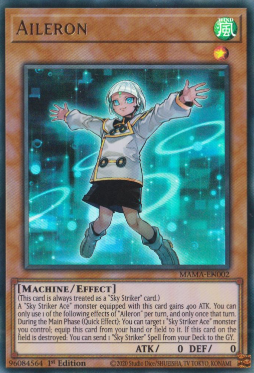 Aileron [MAMA-EN002] Ultra Rare | Jomio and Rueliete's Cards and Comics