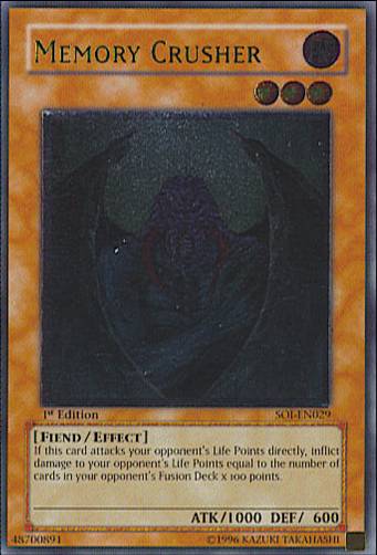 Memory Crusher (UTR) [SOI-EN029] Ultimate Rare | Jomio and Rueliete's Cards and Comics