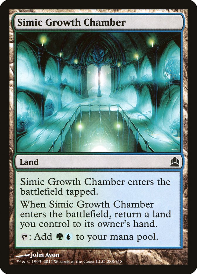Simic Growth Chamber [Commander 2011] | Jomio and Rueliete's Cards and Comics