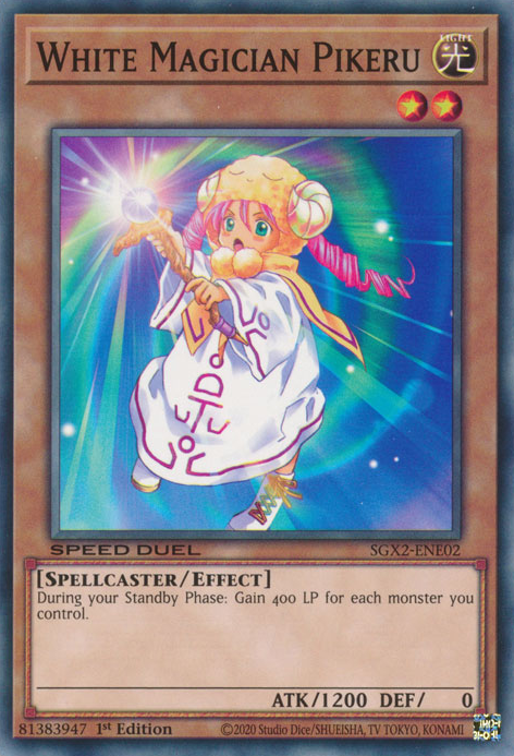 White Magician Pikeru [SGX2-ENE02] Common | Jomio and Rueliete's Cards and Comics