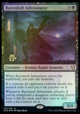 Ravenloft Adventurer [Commander Legends: Battle for Baldur's Gate Prerelease Promos] | Jomio and Rueliete's Cards and Comics