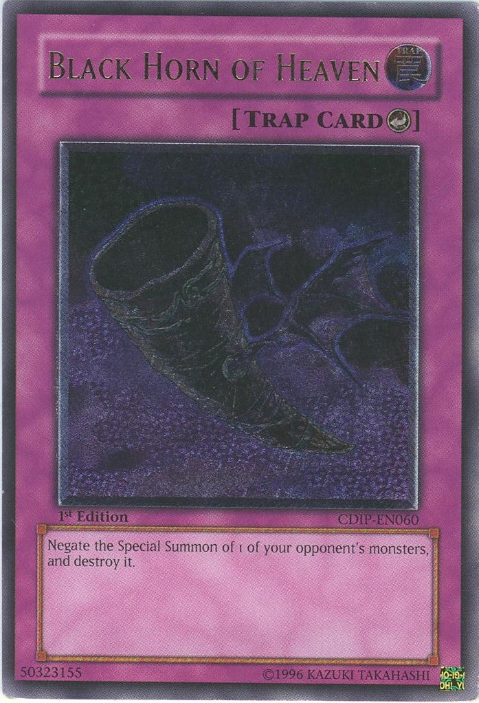 Black Horn of Heaven (UTR) [CDIP-EN060] Ultimate Rare | Jomio and Rueliete's Cards and Comics