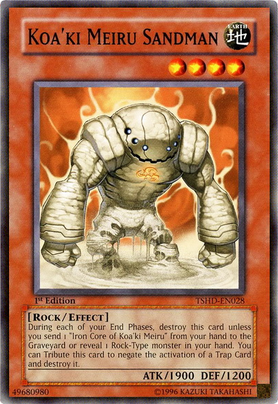 Koa'ki Meiru Sandman [TSHD-EN028] Common | Jomio and Rueliete's Cards and Comics