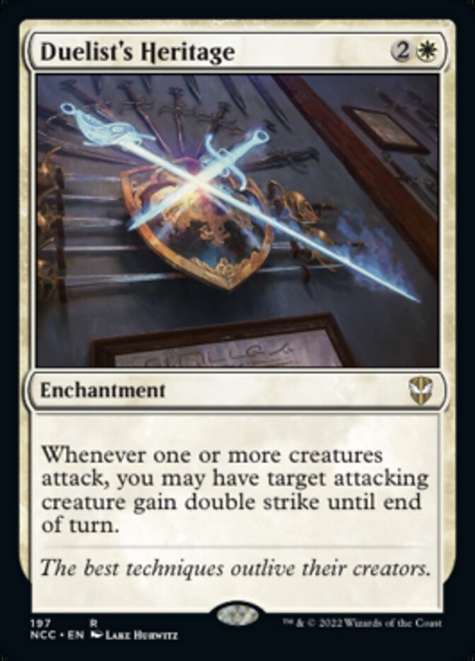 Duelist's Heritage [Streets of New Capenna Commander] | Jomio and Rueliete's Cards and Comics