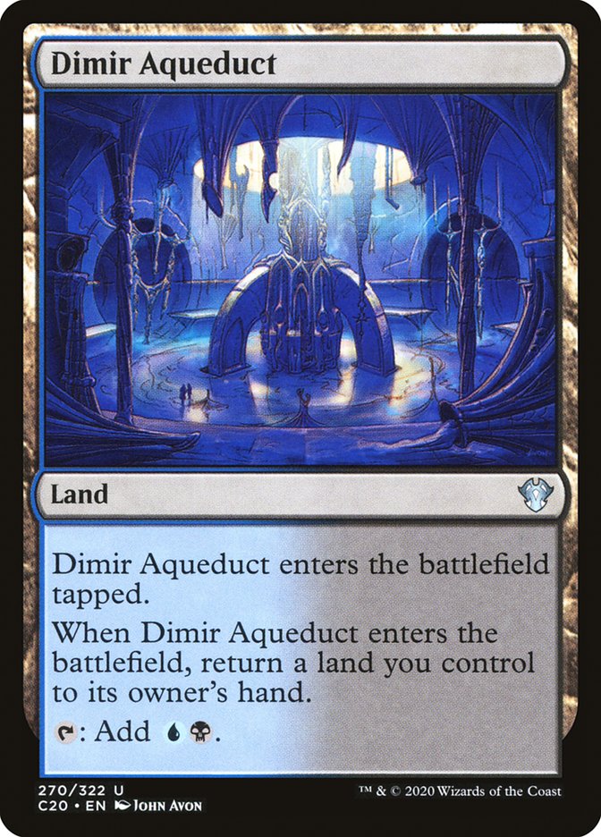 Dimir Aqueduct [Commander 2020] | Jomio and Rueliete's Cards and Comics