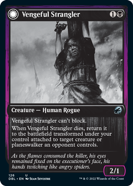 Vengeful Strangler // Strangling Grasp [Innistrad: Double Feature] | Jomio and Rueliete's Cards and Comics