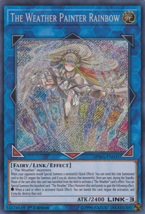 The Weather Painter Rainbow [SPWA-EN035] Secret Rare | Jomio and Rueliete's Cards and Comics