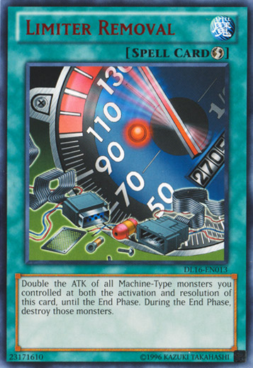 Limiter Removal (Red) [DL16-EN013] Rare | Jomio and Rueliete's Cards and Comics