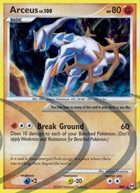 Arceus (AR8) [Platinum: Arceus] | Jomio and Rueliete's Cards and Comics