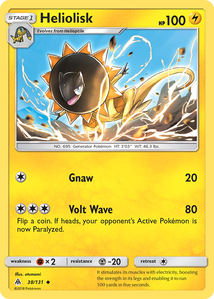 Heliolisk (38/131) [Sun & Moon: Forbidden Light] | Jomio and Rueliete's Cards and Comics