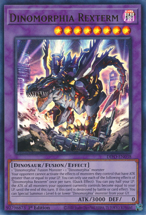 Dinomorphia Rexterm [DIFO-EN038] Ultra Rare | Jomio and Rueliete's Cards and Comics