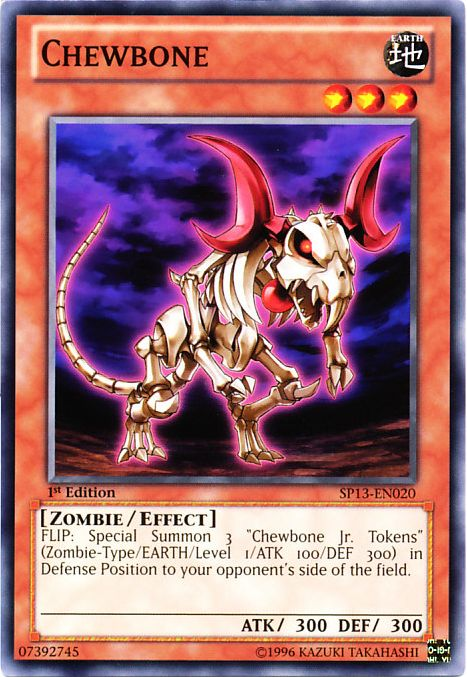 Chewbone [SP13-EN020] Common | Jomio and Rueliete's Cards and Comics