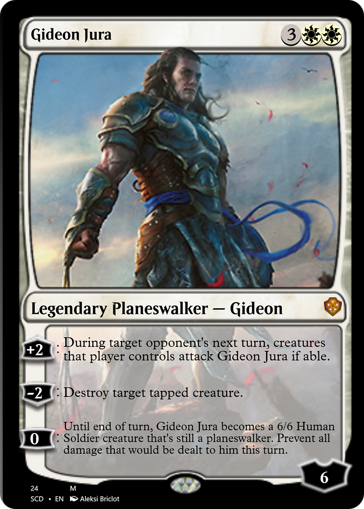 Gideon Jura [Starter Commander Decks] | Jomio and Rueliete's Cards and Comics