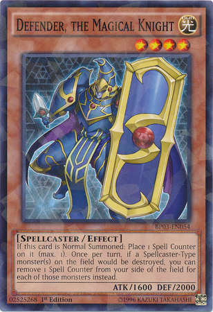 Defender, The Magical Knight (Shatterfoil) [BP03-EN054] Common | Jomio and Rueliete's Cards and Comics